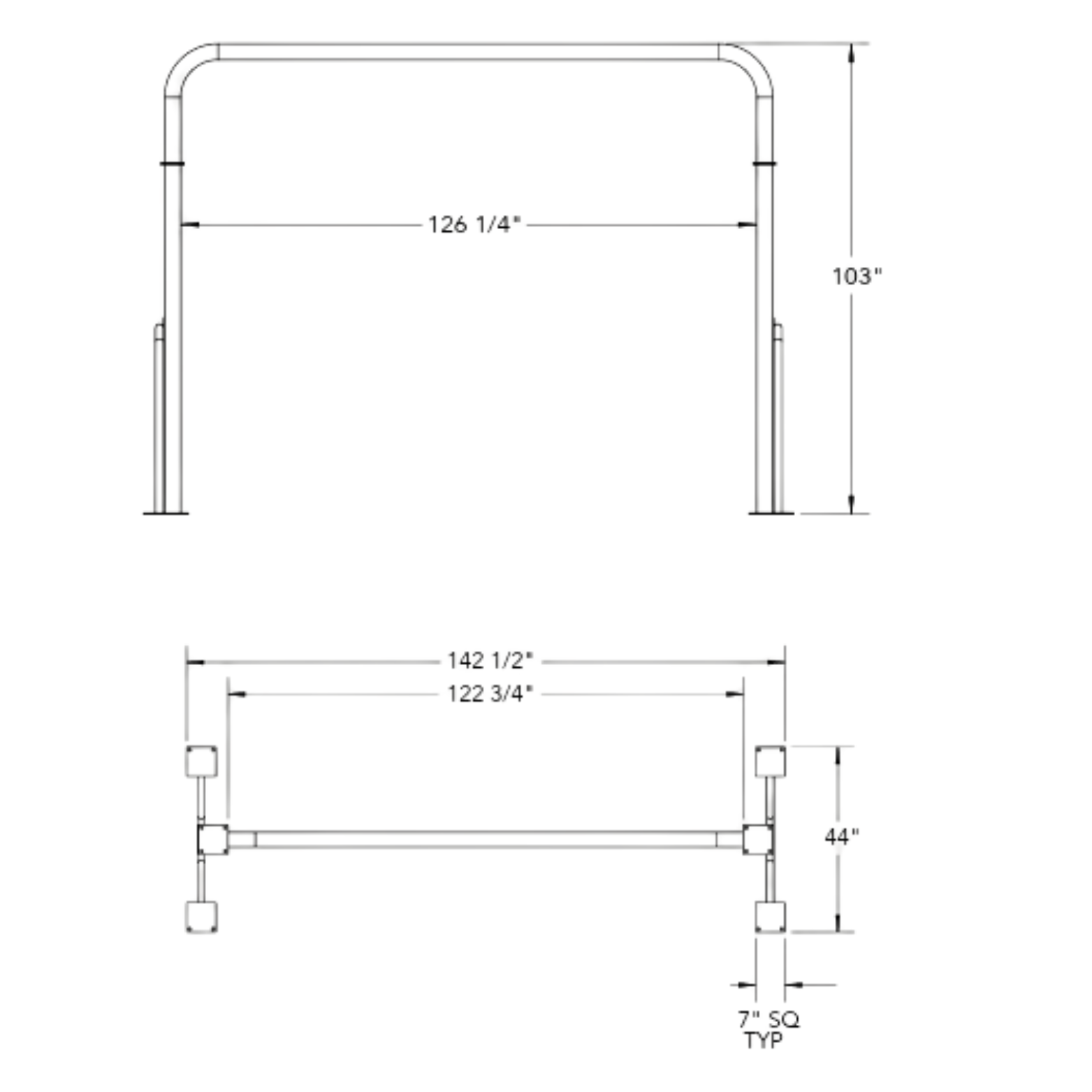 Premier Floor Mounted Arch Dryers